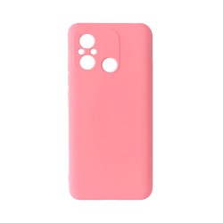 Funda de Silicona con Marco de Cámara para Xiaomi Redmi 12c Rosa